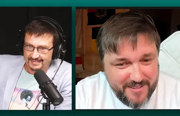 Зміцер Лукашук і Аляксандр&nbsp;BalaganOff Рыкаў&nbsp;
