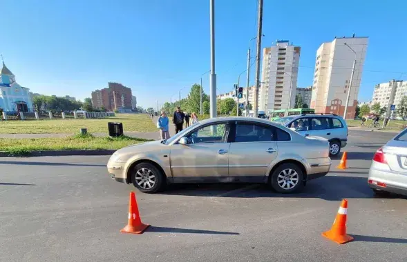 У момант здарэння святлафор не працаваў
