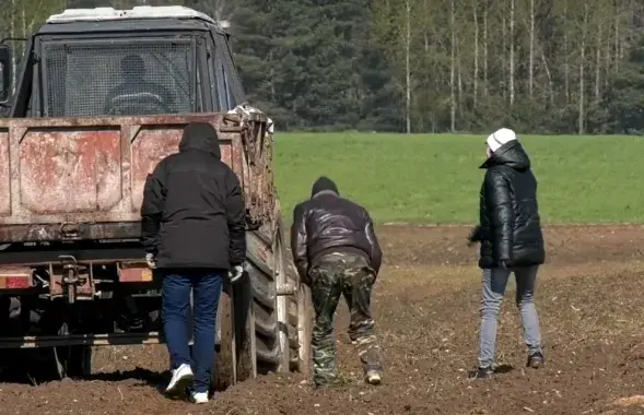 З камеры — на поле
