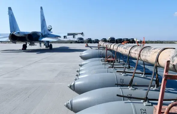 Частка авіябомбаў з расійскіх самалётаў трапляе на тэрыторыю Расіі
