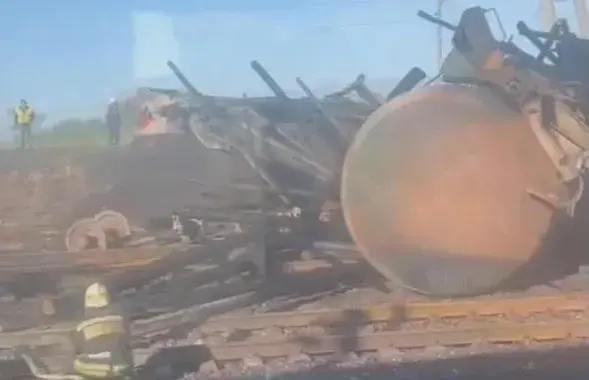 Чыгуначная аварыя пад Валгаградам
