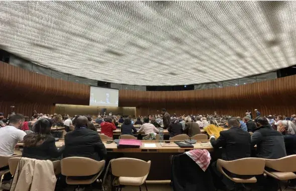 Пасяджэнне 112-й Міжнароднай канферэнцыі працы
