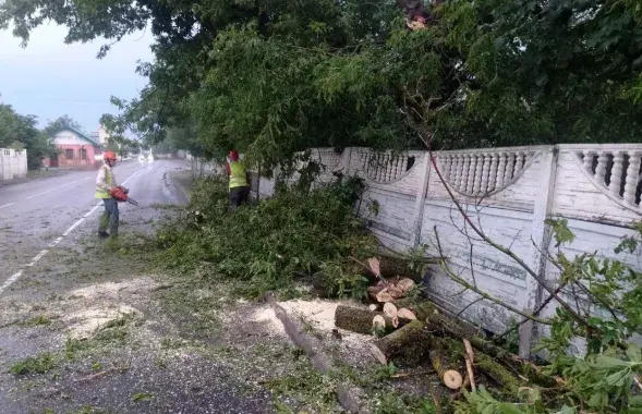 Наступствы непагадзі ў Гомелі

