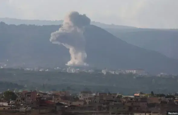 Ізраіль атакуе пазіцыі "Хезбалы" на поўдні Лівана
