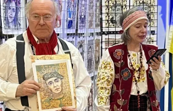 Портрет Романа Бондаренко художницы Ксиши Ангеловой
