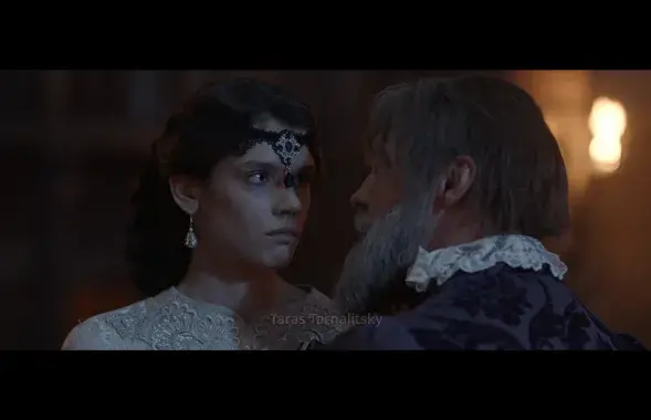 Кадр з фільма "Чорны замак"
