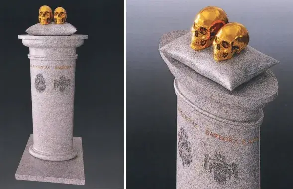The design of the monument to Barbara Radziwill and Sigismund Augustus
