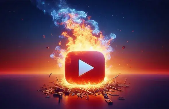 Youtube, ілюстрацыйнае фота з дапамогай ШІ
