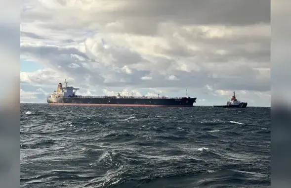 Российский танкер в Балтийском море