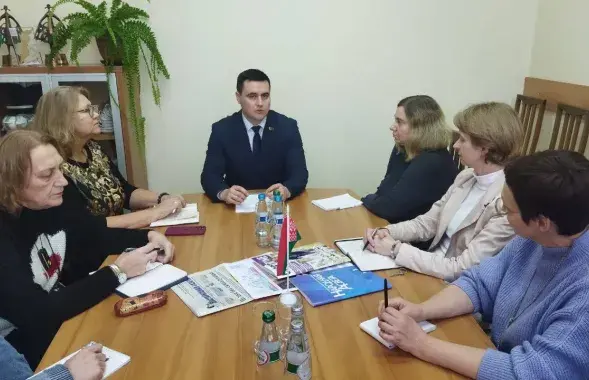 Андрэй Іванец на нарадзе
