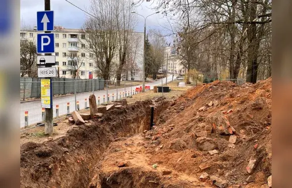 Остатки еврейского кладбища в Минске