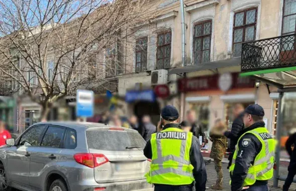На месте стрельбы в Одессе
