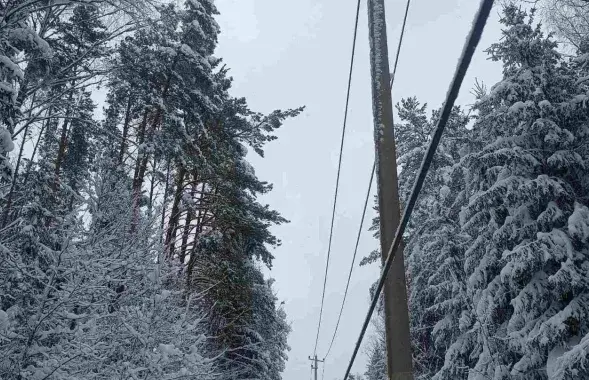 Снег у красавіку ў Беларусі

