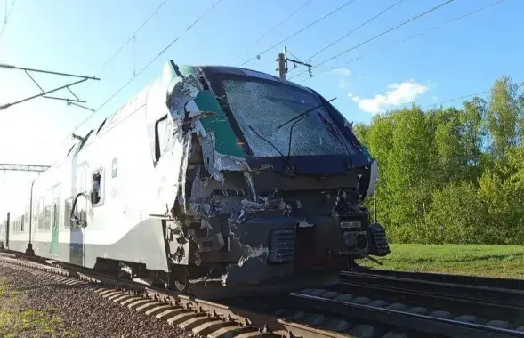 Stadler после аварии