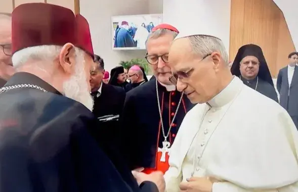 Беларускія грэка-католікі сустрэліся з Папам Рымскім Львом XIV&nbsp;
