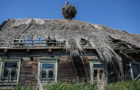 Пустующий дом в Кудричах, Пинский район
