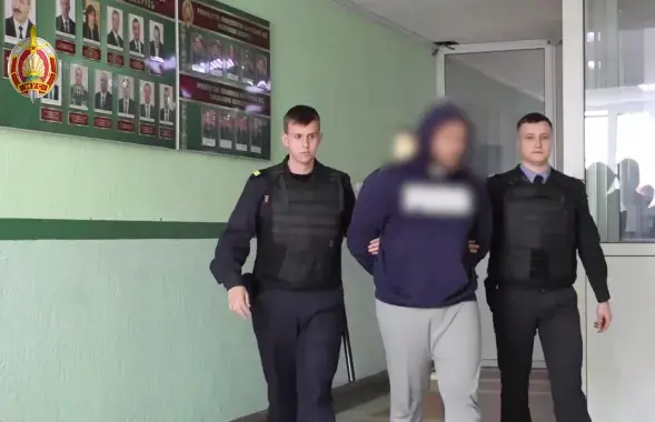Затрыманы ўдзельнік бойкі
