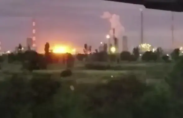 Так гараць расийския химзаводы
