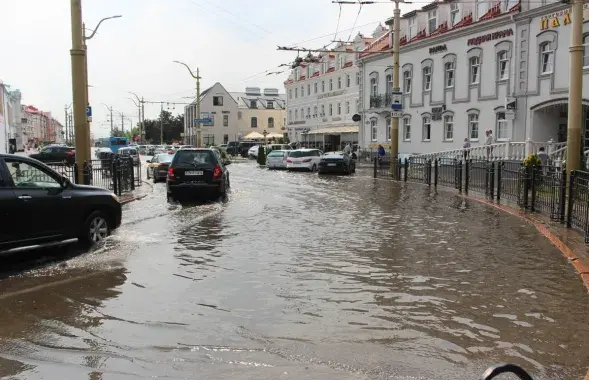 Пасля залевы ў Гродне
