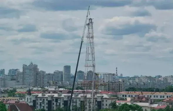 Башня-глушилка в Минске
