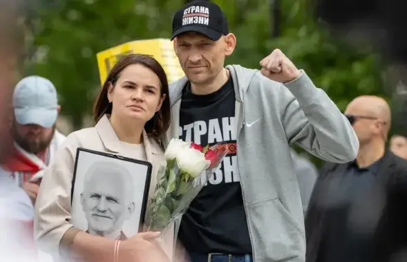 Светлана и Сергей Тихановские
