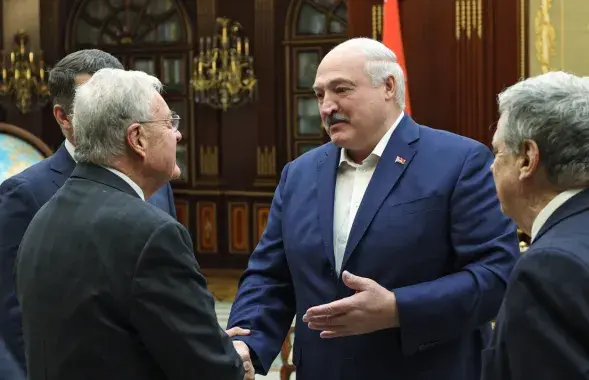 Сустрэча Келага і Лукашэнкі

