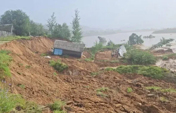 Сем гаспадарчых пабудоў у Віцебску пайшлі пад ваду
