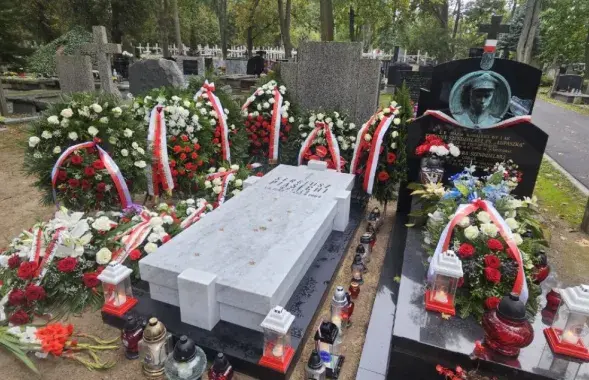 Могила Сергея Пясецкого в Варшаве
