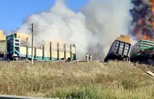 Железнодорожная авария под Смоленском

