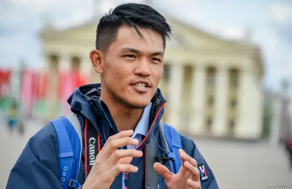 Замежнік у Мінску
