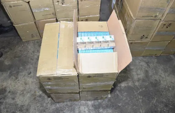 Сигареты с белорусскими акцизными марками
