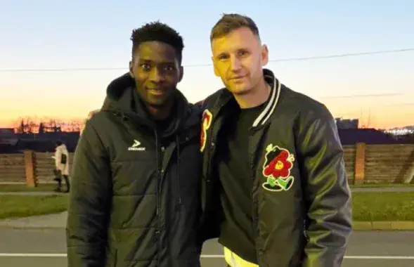 Валерый Гарбачык і Крысціян Інтсоен
