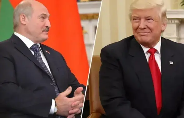 Лукашенко и Трамп
