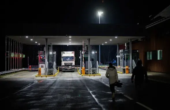 На беларуска-літоўскай мяжы
