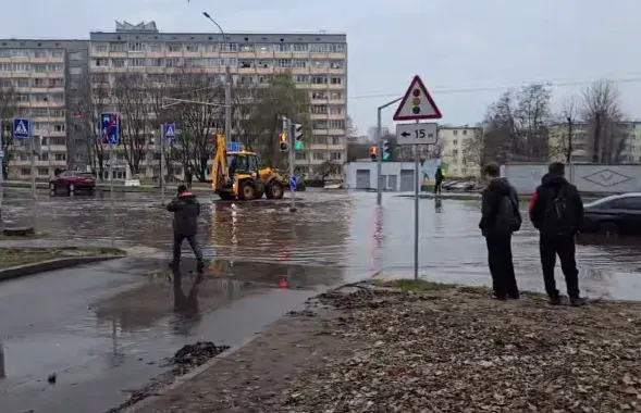 Патоп на вуліцы Крапоткіна
