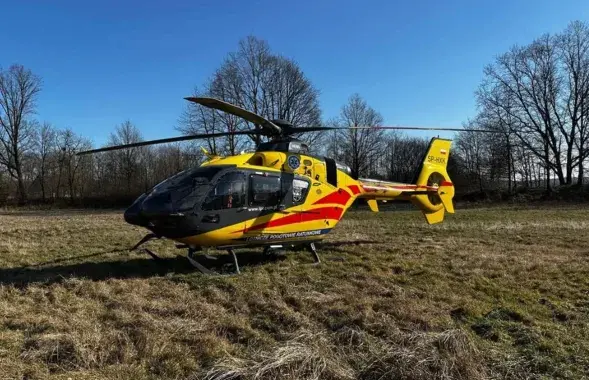 Верталёт медыкаў у Польшчы, ілюстрацыйнае фота
