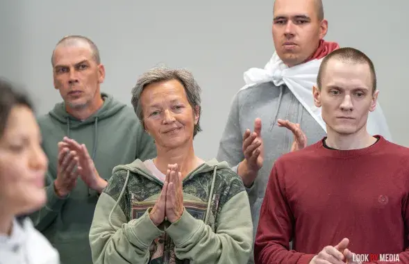 Пресс-конференция с освобождёнными политзаключёнными, Литва, сентябрь 2025 года
