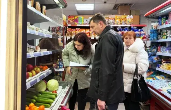 Праверка ў сталічнай краме
