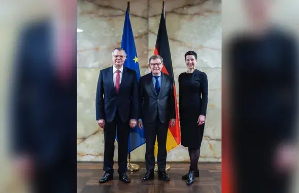 Виктор Бабарико,&nbsp;Йоханн Вадефуль и Мария Колесникова
