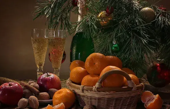 Абавязковыя атрыбуты навагодняга стала беларусаў
