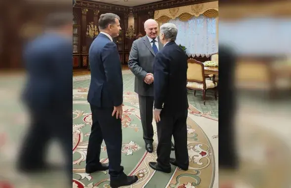 Сустрэча Лукашэнкі і Коўла
