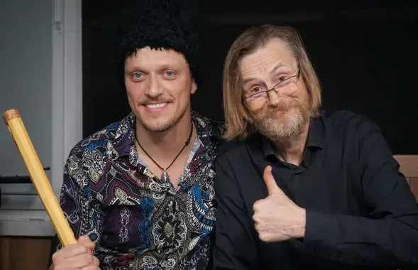 Сяржук Долгушев и&nbsp;Александр “Маляваныч” Жданович
