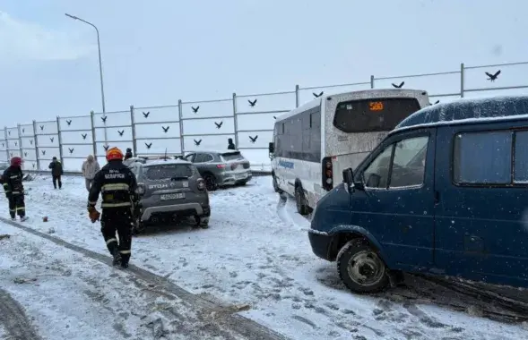 Аварыя пад Смалявічамі
