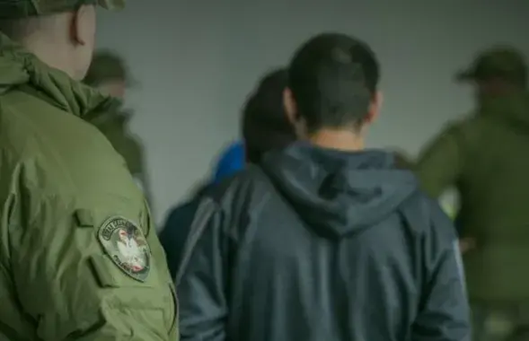 Супрацоўнікі памежнай службы Польшчы
