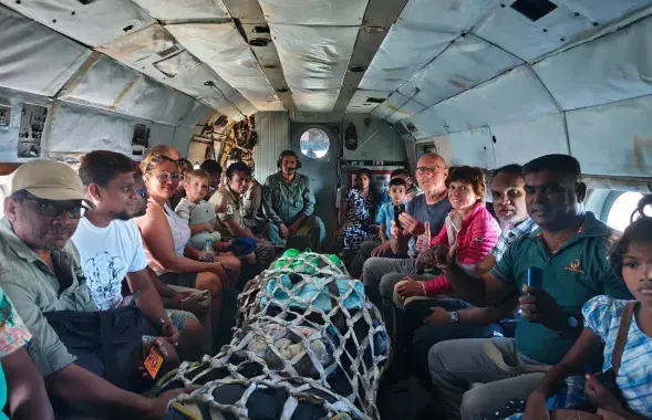 Людзі, эвакуяваныя са Шры-Ланкі
