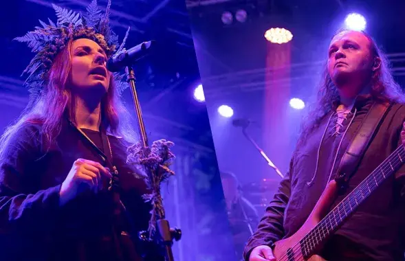 Кацярына Манкевіч і Яўген Чаркасаў 
