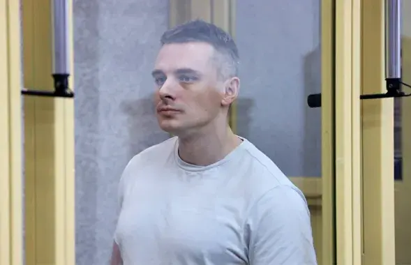 Арцём Лябедзька на судзе
