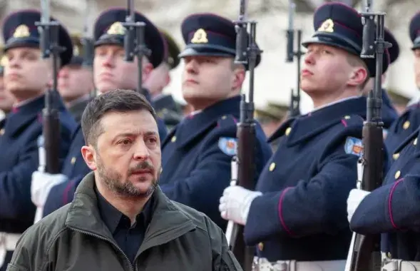 Владимир Зеленский в Вильнюсе
