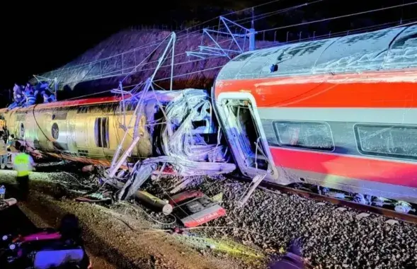 Железнодорожная авария в Испании
