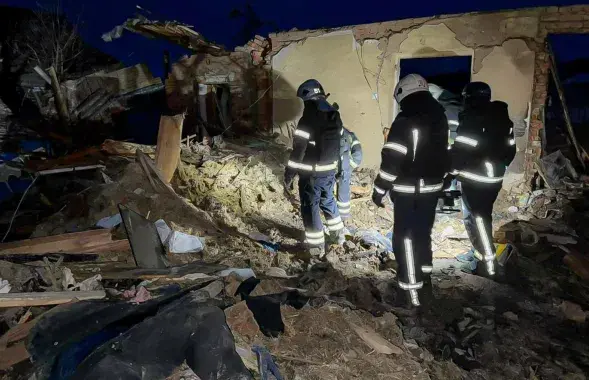 Наступствы дронавай атакі на Харкаўшчыне
